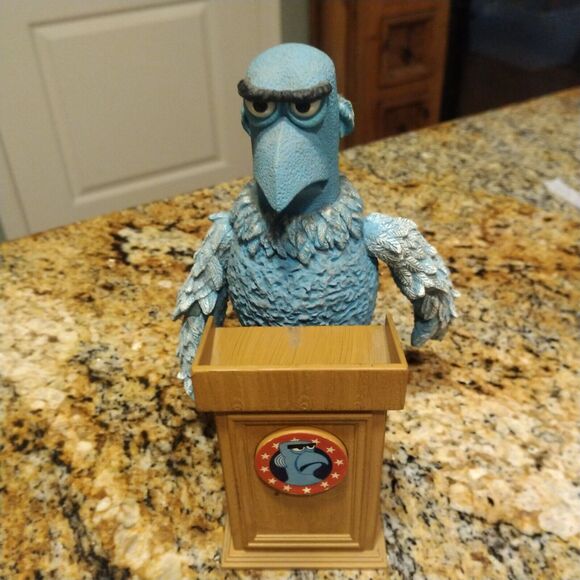 Muppet Show Sam Eagle Figure + Accessories / Palisades Toys / Series 8 2004 - Picture 1 of 9